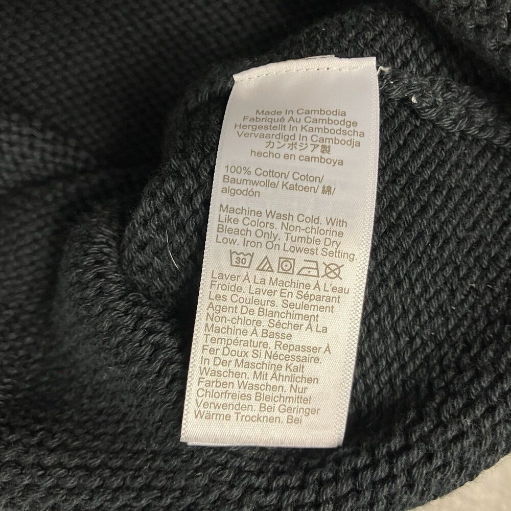 J Crew 1988 Rollneck Black Sweater Cotton 90s Style Preppy Casual BW186 Women L - Picture 8 of 16